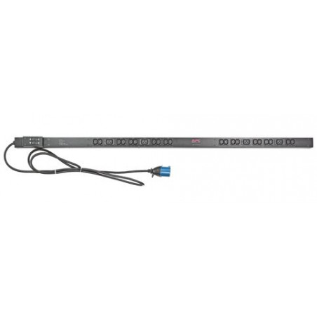 AP7554 - PDU APC, simple, zéro U, 16A 230V IEC 309 2P+E, 20 prises IEC C13 et 4 prises C19 10 ft cord