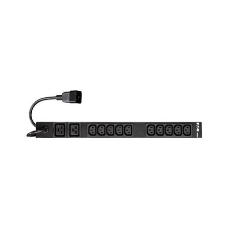 AP9559 - PDU APC, simple, 1U, 16A 208-230V IEC 320 C20, 10 prises IEC C13 et 2 prises C19