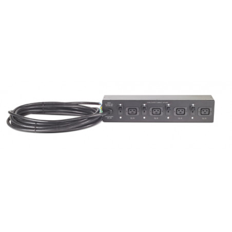 AP7585 - Extension de PDU APC, simple, 2U, 32A 230V Hard Wire 3-wire, 4 prises IEC C19