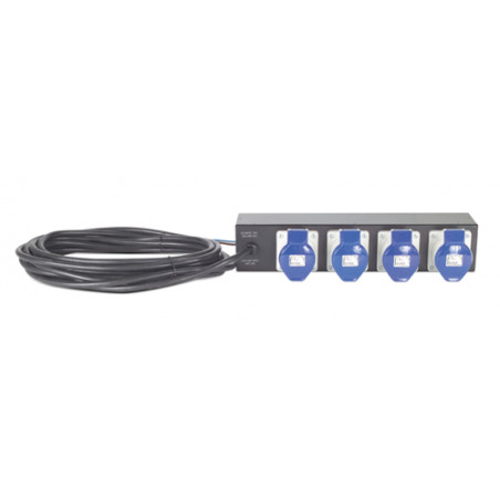 AP7586 - Extension de PDU APC, simple, 2U, 32A 230V Hard Wire 3-wire, 4 prises IEC 309-32