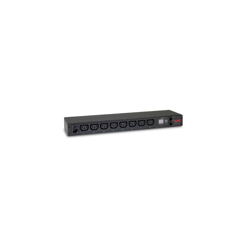 AP7820B - PDU APC, metered, 1U, 12A 208 V - 10A 230V IEC 320 C14 , 8 prises IEC C13