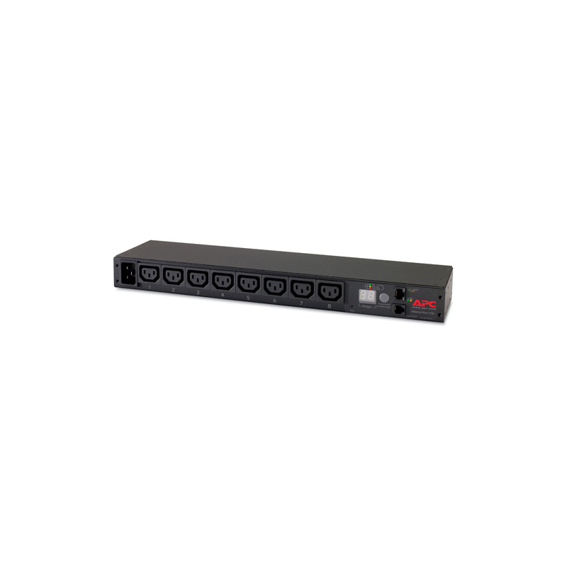 AP7821B - PDU APC, metered, 1U, 16A 208-230V IEC 320 C20 , 8 prises IEC C13