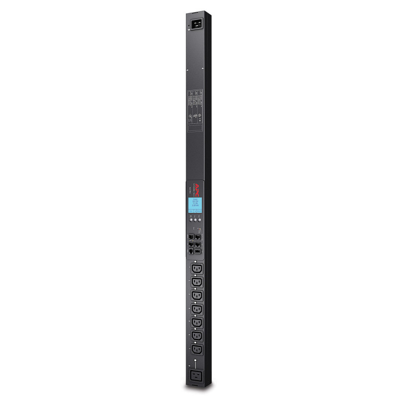 AP8958EU3 - PDU APC 2G, contrôle, zéro U, 16A 230V, IEC 309 16A 2P+E, 7 prises IEC C13 et 1 prise C19