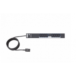 EBAB02 - PDU sur rack Eaton Basic, 0U, 10U, entrée C14, 2 kW, 10 A, 200-240 V, sorties : (8) C13