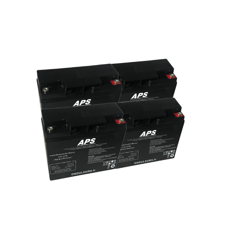 BAT5076 - Kit batteries pour onduleur APC SMART-UPS SMT 3000 VA - Référence SMT3000IC