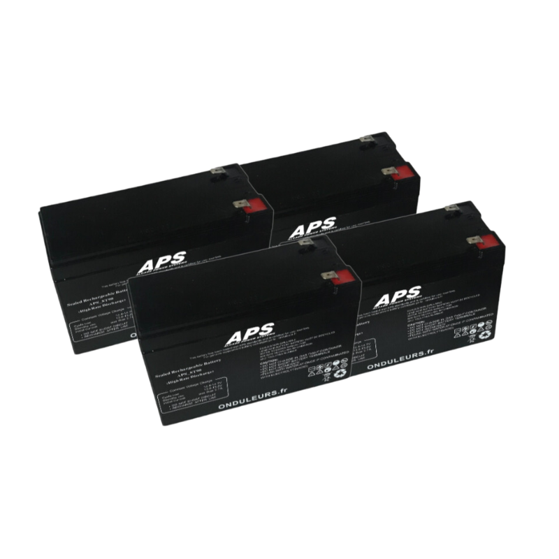 BAT574 - Kit batteries pour onduleur APC Smart-UPS 1000 Rack 2U SUA1000RMI2U SMT1000RMI2U (RBC2)