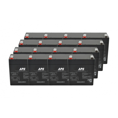 BAT5127 - Kit batteries pour extension batteries d'onduleur APC Smart-UPS SUM48RMXLBP2U