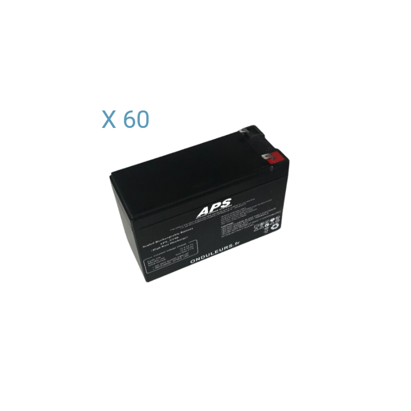 BATW204 - Kit batteries pour onduleur ECUS POWER 2XL-TW 10 kVA et son module d'extension