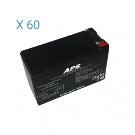 BATW204 - Kit batteries pour onduleur ECUS POWER 2XL-TW 10 kVA et son module d'extension