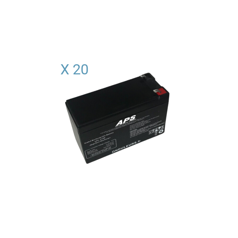 BATW203 - Kit batteries pour onduleur ECUS POWER 2XL-TW 10 kVA