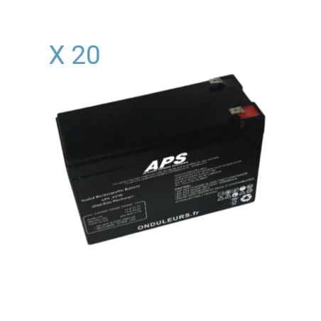 BATW202 - Kit batteries pour onduleur ECUS POWER 2XL-TW 6 kVA