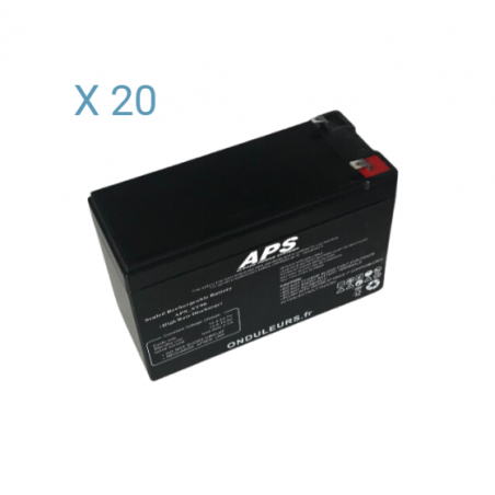 BATW002 - Kit batteries pour onduleur ECUS ETY_2 10 kVA