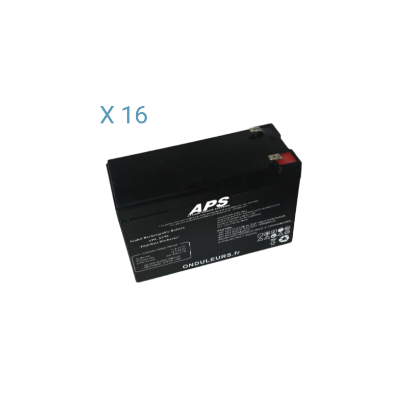 BATAPS29 - Kit batteries pour onduleur APS Memopower 10 kVA Monophasé avec autonomie de 6 min APSRT10K11-06