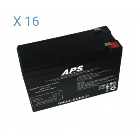 BATAPS29 - Kit batteries pour onduleur APS Memopower 10 kVA Monophasé avec autonomie de 6 min APSRT10K11-06