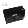 BATAPS30 - Kit batteries pour onduleur APS Memopower 10 kVA Monophasé avec autonomie de 11 min APSRT10K11-11