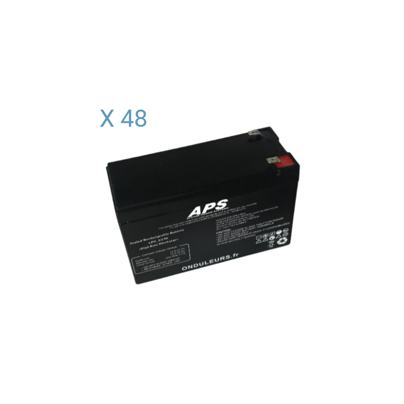 BATAPS26 - Kit batteries pour onduleur APS Memopower 6 kVA Triphasé avec autonomie de 28 min APSRT06K31-28