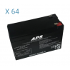 BATAPS27 - Kit batteries pour onduleur APS Memopower 6 kVA Triphasé avec autonomie de 38 min APSRT06K31-38