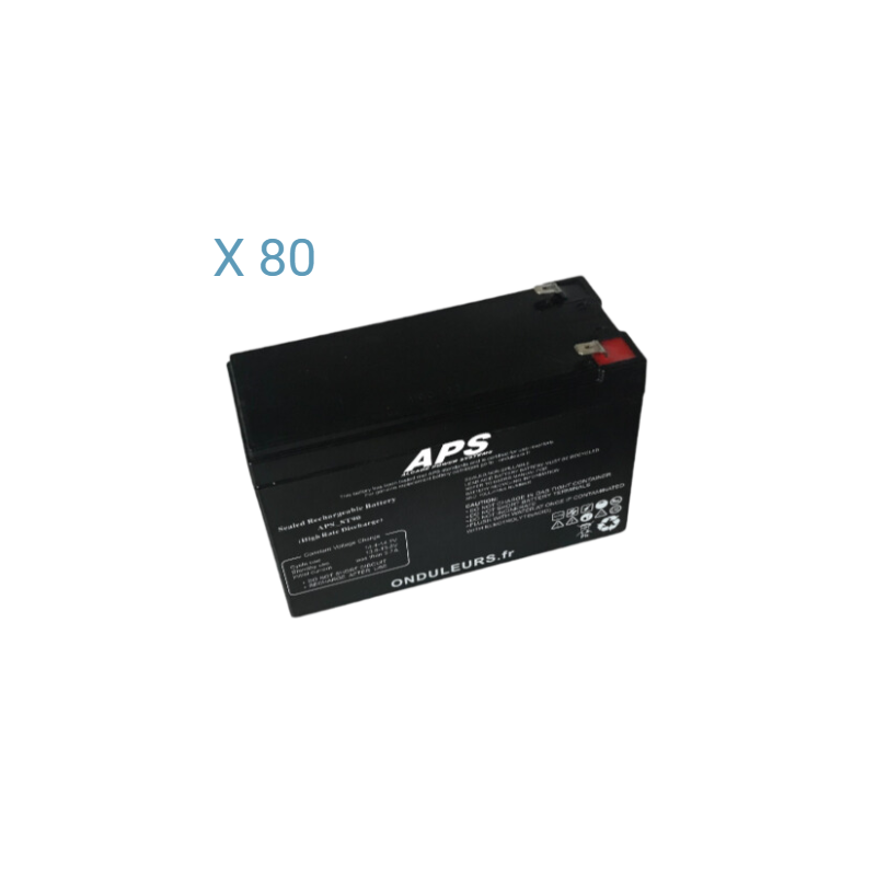 BATAPS28 - Kit batteries pour onduleur APS Memopower 6 kVA Triphasé avec autonomie de 47 min APSRT06K31-47