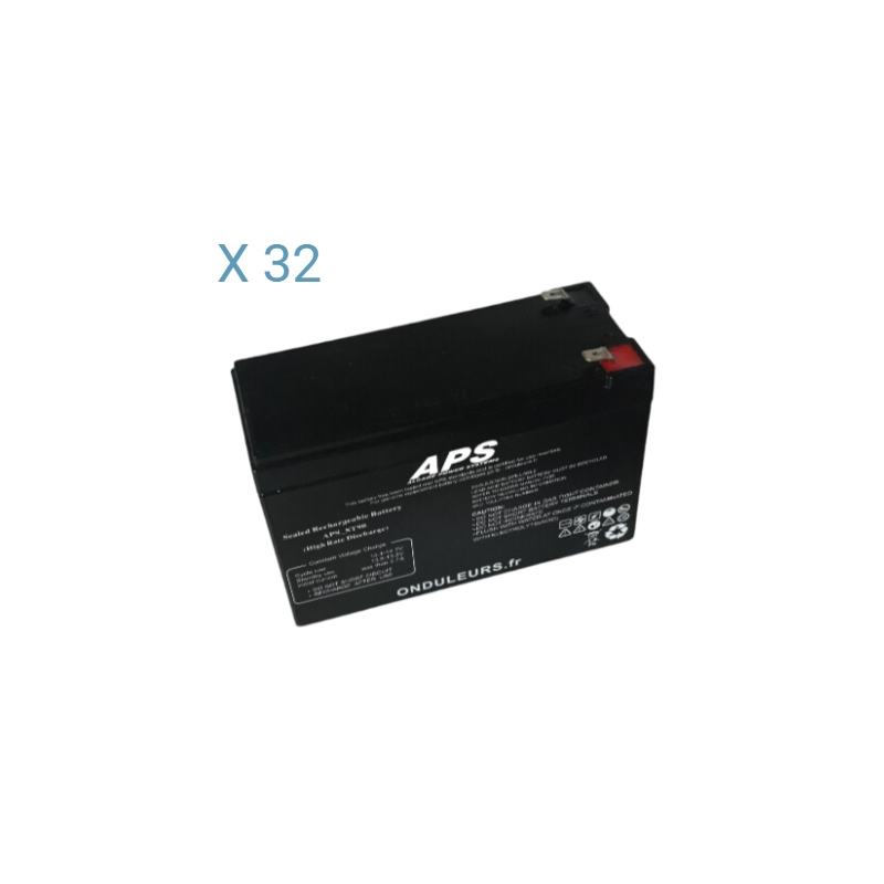 BATAPS35 - Kit batteries pour onduleur APS Memopower 10 kVA Triphasé avec autonomie de 11 min APSRT10K31-11