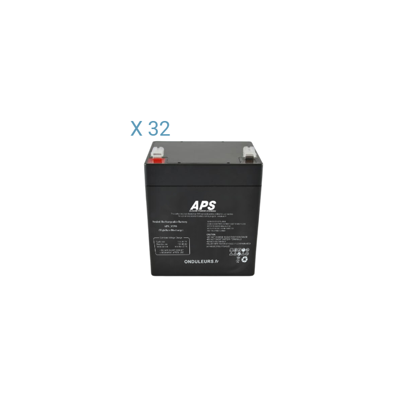 BAT5124 - Kit batteries pour pack batteries d'onduleur APC Smart-UPS SR1 3 à 10 kVA - Réf : SR1192XBP