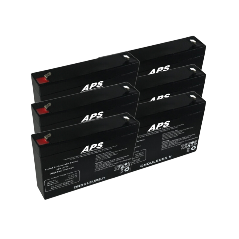 BAT293 - Kit batteries pour onduleur VERTIV EDGE 1500 VA Rack 1U - Réf : EDGE-1500IRM1U