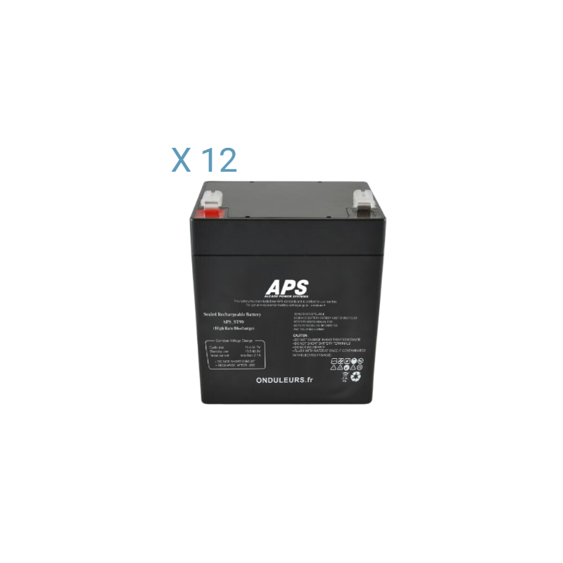 BAT5107 - Kit batteries pour extension batteries d'onduleur APC SMART-UPS SRT 72V - Réf : SRT72BP et SRT72RMBP