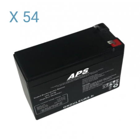 BATAPS18 - Kit batteries pour onduleur APS Memopower 3 kVA avec autonomie de 82 min APSRT03K-82