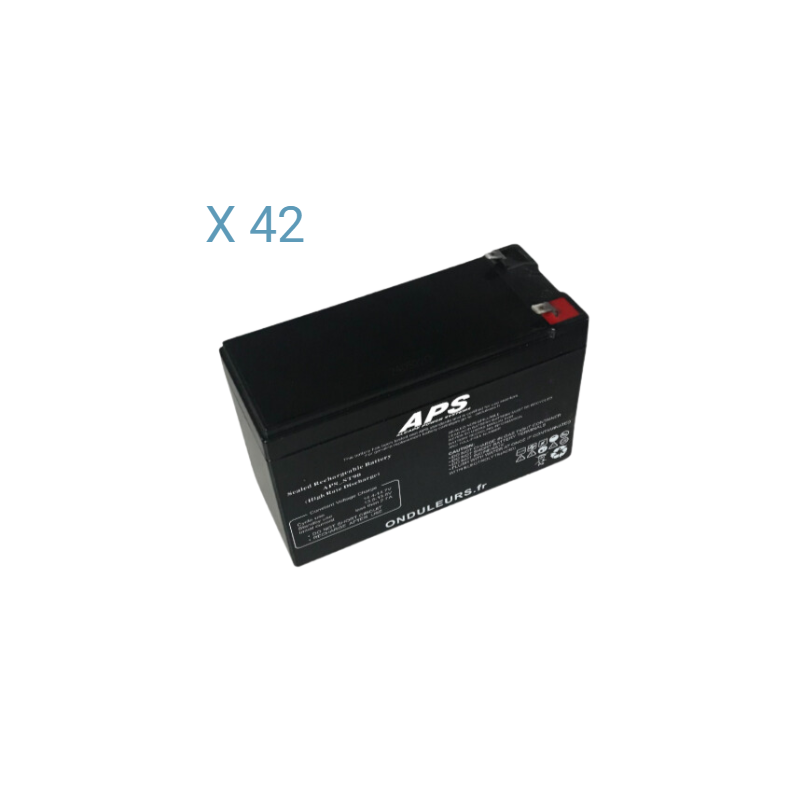 BATAPS17 - Kit batteries pour onduleur APS Memopower 3 kVA avec autonomie de 64 min APSRT03K-64