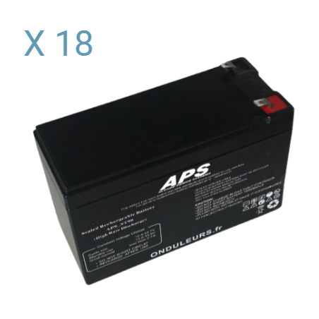 BATAPS15 - Kit batteries pour onduleur APS Memopower 3 kVA avec autonomie de 27 min APSRT03K-27