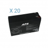 BAT5118 - Kit batteries pour onduleur APC SMART-UPS X SMX120RMBP2U