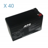 BATW003 - Kit batteries pour onduleur ECUS ETY_2XLT 20 kVA