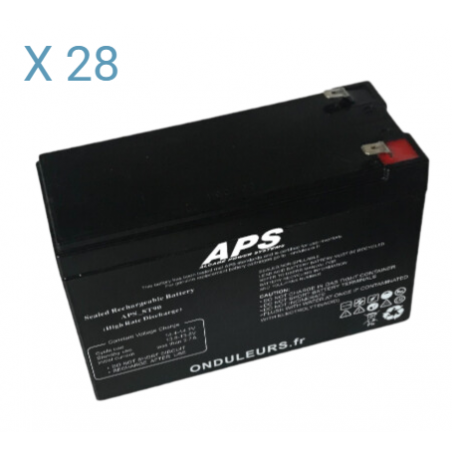 BAT616 - Kit batteries pour onduleur IMUNELEC RS 5000