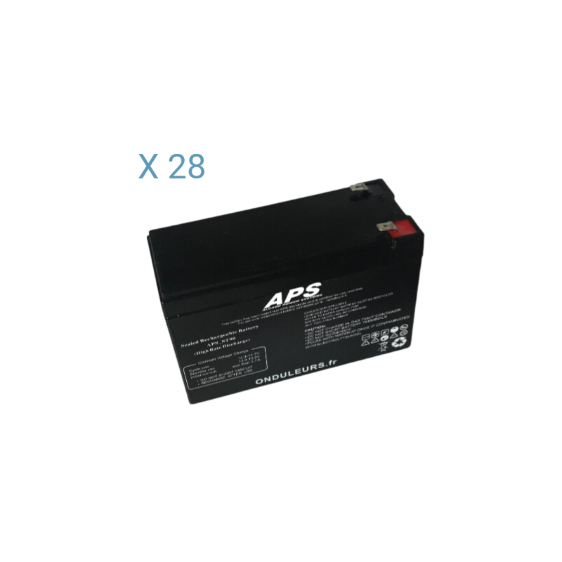 BAT621 - Kit batteries pour onduleur IMUNELEC MS 5000