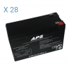 BAT621 - Kit batteries pour onduleur IMUNELEC MS 5000