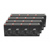 BAT5123 - Kit batteries pour pack batteries d'onduleur APC Smart-UPS SR1 1 à 2 kVA - Réf : SR148XBP