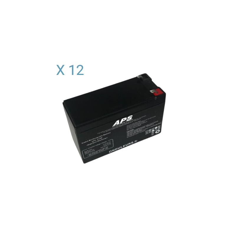 BATAPS10 - Kit batteries pour onduleur APS Memopower 2 kVA avec autonomie de 27 min APSRT02K-27