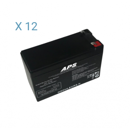BATAPS10 - Kit batteries pour onduleur APS Memopower 2 kVA avec autonomie de 27 min APSRT02K-27