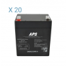 BAT2026 - Kit batteries pour onduleur LIEBERT GXT4 6000 VA - Référence GXT4-6000RT230E