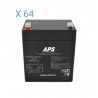 BAT5004 - Kit batteries pour onduleur APC Smart-UPS 20000 RT SURT20KRMXLI  (4 RBC44)