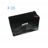 BATS190 - Kit batteries pour onduleur SELFPROTEC Omega 6000