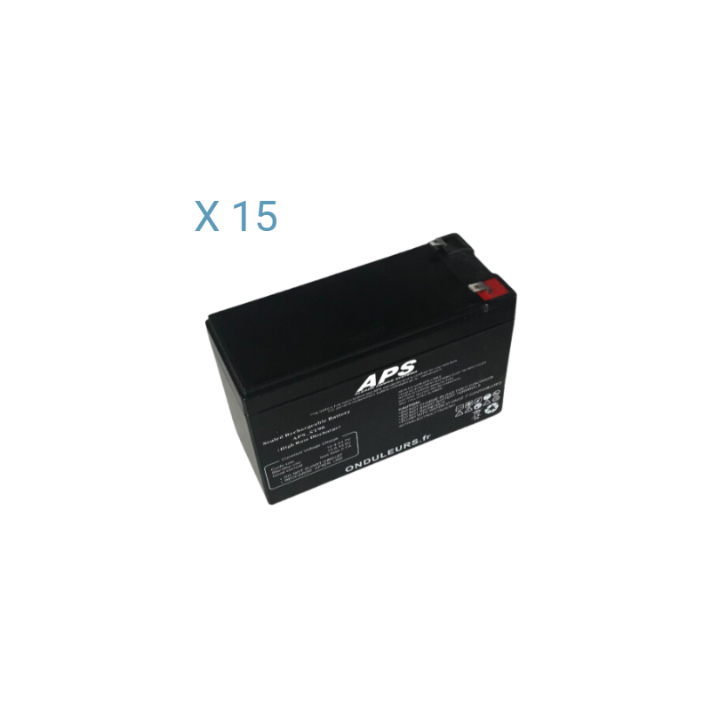 BAT4464 - Kit batteries pour onduleur EATON MGE Comet S31 5 kVA Version 1 (3 casiers)
