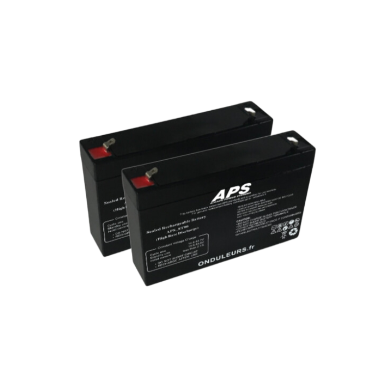 BAT278 - Kit Batterie pour onduleur VERTIV EDGE 500 VA 1U - Réf : EDGE-500IRM1U