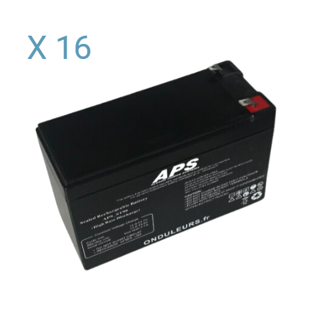 BAT532 - Kit batteries pour onduleur APC Smart-UPS 5000 Tour SU5000INET (2 RBC12)
